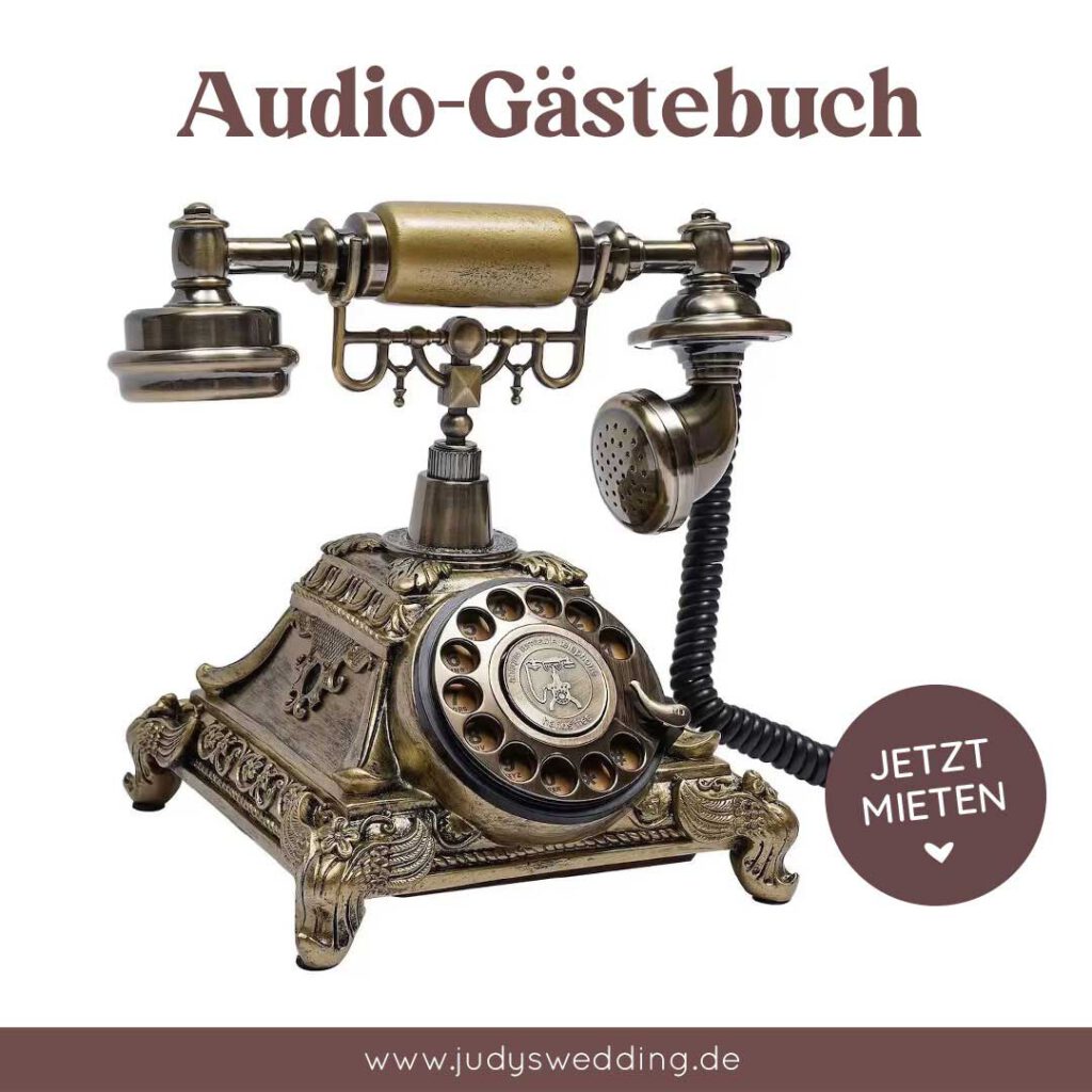 Audio Gästebuch HOCHZEITSDEKORATION MIETEN FÜR PADERBORN UND UMGEBUNG